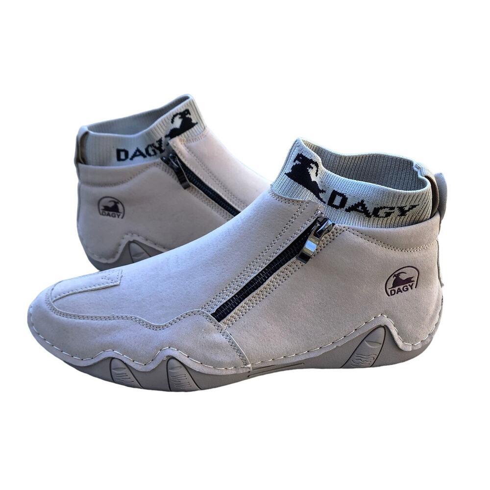 DAGY Synthetic Leather Casual Chukka Boots Sneakers 45